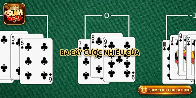 Top Game Ba Cây Chơi Là Thắng Lớn Tại Cổng Game Bài Sumclub Ba cây đặt cược nhiều cửa mang lại tỷ lệ thắng lớn