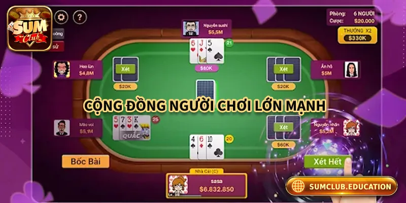 Top Lý Do Nên Chơi Xì Dách Tại Cổng Game Đổi Thưởng Sumclub Cộng đồng người chơi lớn mạnh