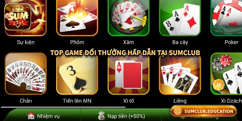 SUMCLUB - Link Truy Cập SUMCLUB.COM Chính Thức Không Bị Chặn Top game đổi thưởng hấp dẫn tại Sumclub